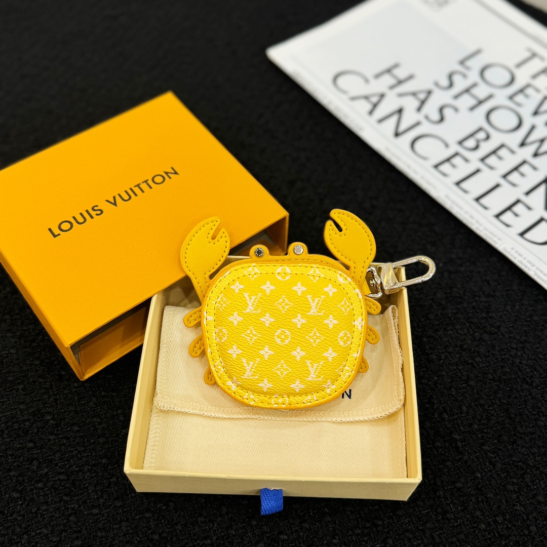 LV Yellow Crab Bag Charm M01932